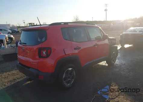2017 Jeep Renegade Sport 4X4 z USA, uszkodzony, nr VIN ZACCJBAB9HPG11088